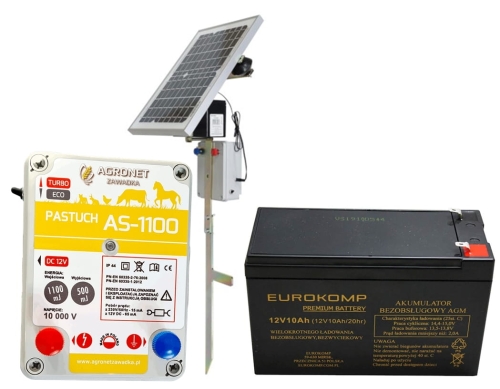 Pastuch Kompletny Zestaw solarny AS-1100