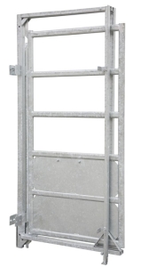 Drzwi przesuwne 1x2 m do zagrody do szczepień, Kerbl