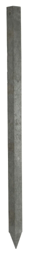 Palik ogrodzeniowy recyklingowy o przekroju kwadratowym, 175 cm x 70 x 70 mm, Kerbl