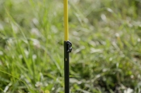 Palik owalny z włókna szklanego 106 cm żółty 10 szt. z metal. grotem