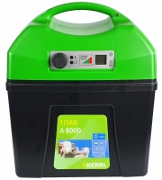 Elektryzator akumulatorowy TITAN A 8000, dla koni, bydła, dzików, owiec i kóz, 5,0 J