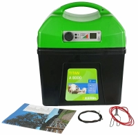 Elektryzator akumulatorowy TITAN A 8000, dla koni, bydła, dzików, owiec i kóz, 5,0 J