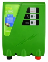 Elektryzator akumulatorowy TITAN A 7500, dla koni, bydła, dzików, owiec i kóz, 5,0 J