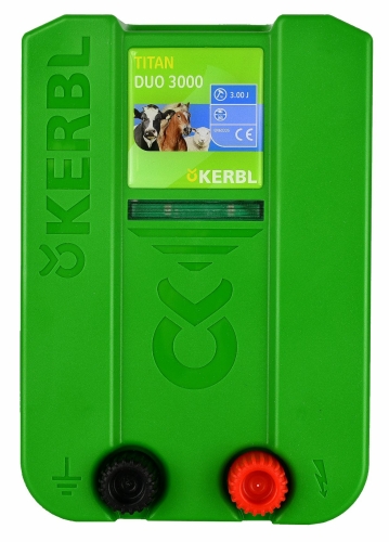 Elektryzator uniwersalny TITAN DUO 3000, dla koni, bydła, owiec i kóz, 3,0 J, Kerbl