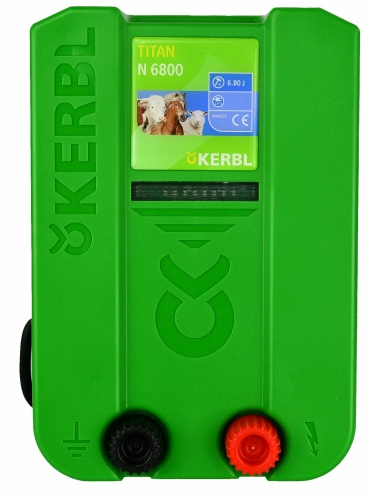 Elektryzator sieciowy TITAN N 6800, na dziki, dla koni, byków, bydła, owiec i kóz, 4,8 J, Kerbl