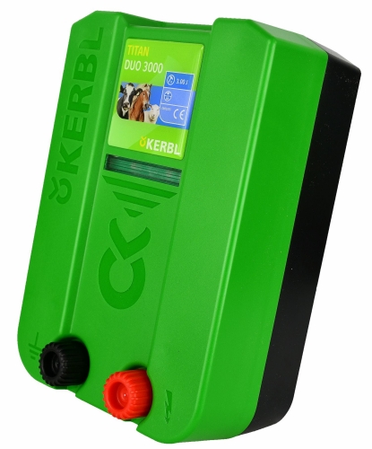 Elektryzator sieciowy TITAN N 6800, na dziki, dla koni, byków, bydła, owiec i kóz, 4,8 J, Kerbl