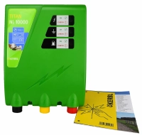 Elektryzator sieciowy TITAN Ni 10000, na dziki, dla koni, byków, bydła, owiec i kóz, 7,0 J, Kerbl