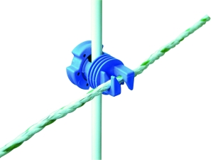 Izolator śrubowy, niebieski