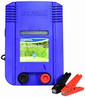 Elektryzator akumulatorowy Corral A 500, dla koni, bydła, dzików, owiec i kóz, 5,0 J