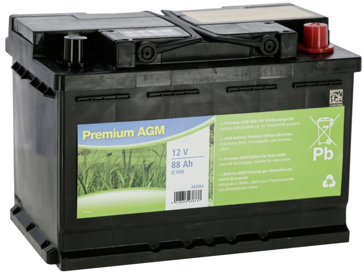 Akumulator do ogrodzeń elektrycznych AGM, 12V, 88 Ah, Kerbl