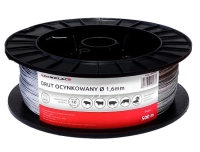 Pomelac Drut ocynkowany 500 m - średnica 1,6 do ogrodzeń elektrycznych