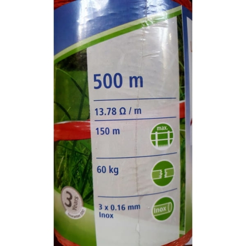 Plecionka ogrodzeniowa BASIC, 500 m, pomarańczowa, Kerbl