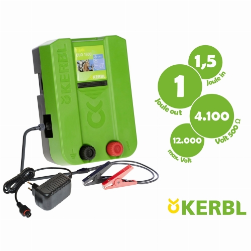 Elektryzator uniwersalny Kerbl Titan DUO 1500