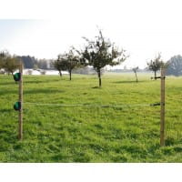 Zestaw bramowy do ogrodzeń elektrycznych Flexigate z linką, 7,5 m x 40 mm, Kerbl