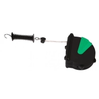 Zestaw bramowy do ogrodzeń elektrycznych Flexigate z linką, 7,5 m x 40 mm, Kerbl