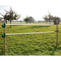 Zestaw bramowy do ogrodzeń elektrycznych Flexigate z taśmą, 7,5 m x 40 mm, Kerbl