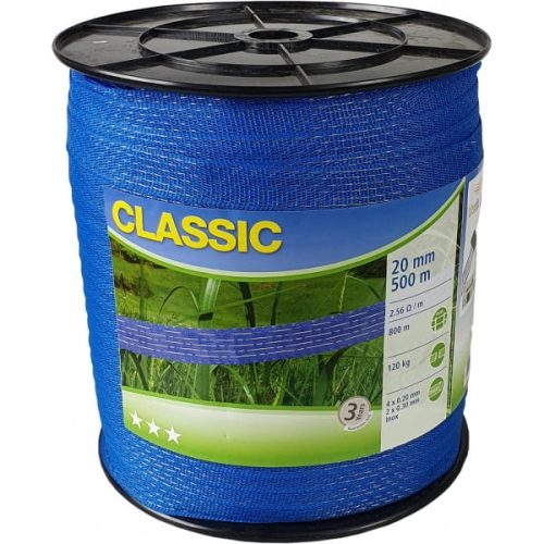 Taśma Kerbl Classic Wild Hog 500 m x 20mm niebieska