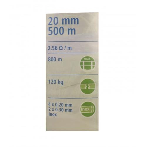 Taśma Kerbl Classic Wild Hog 500 m x 20mm niebieska