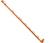 Palik słupek 105 cm Pomelac Isopic pomarańczowy