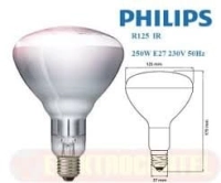 Żarówka promiennika (kwoka) czerwona Philips 150W
