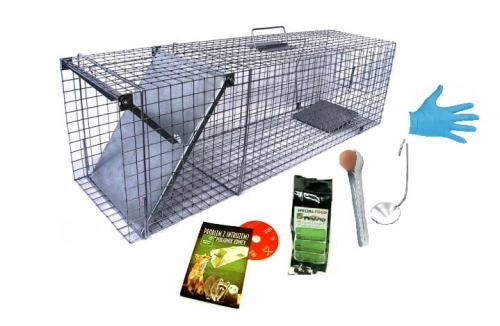 ŁAPKA PUŁAPKA ŻYWOŁAPKA 77X20X27 KOTY GRATIS
