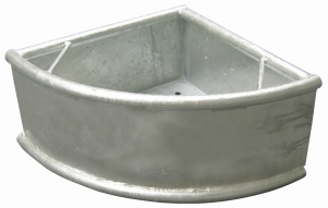 Karmidło metalowe, narożne, 35 l, Kerbl