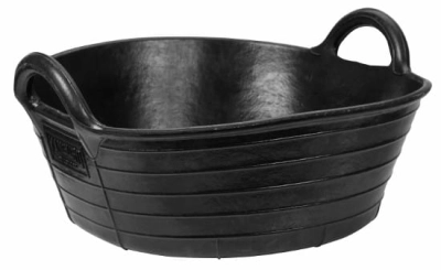 Karmidło gumowe, 20 l, czarny, Kerbl