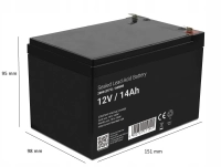 Akumulator żelowy do pastuchów elektrycznych 12V 14Ah
