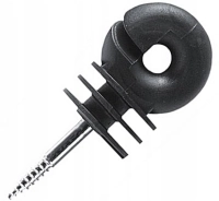 Pomelac izolator wkręcany w drewno do drutu i plecionki 150 szt