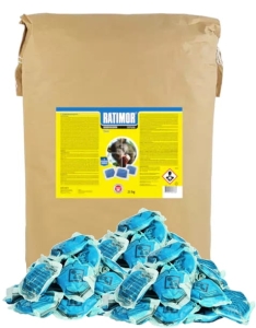 Trutka na myszy i szczury, pasta 25 kg, Ratimor, brodifakum