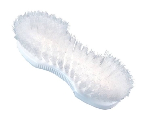 Szczotka uniwersalna „ósemka”, biała, nylonowe włosie, Kerbl