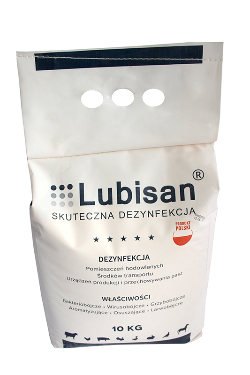 Lubisan 10 kg do suchej dezynfekcji pomieszczeń hodowlanych