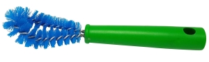 Szczotka do gum strzykowych, kołnierzowa, 20 cm, zielony/niebieski