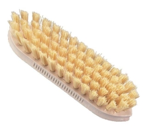 Szczotka do szorowania, 22 cm, ergonomiczny grzbiet, żółta, Kerbl