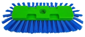 Szczotka do tanków, bez uchwytu, pół-owal, zielono-niebieska