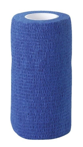 Samoprzylepny bandaż EquiLastic, 7,5 cm, niebieski, Kerbl
