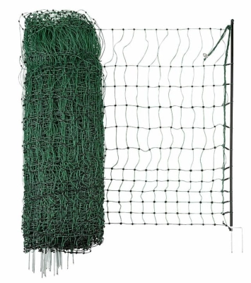 Siatka elektryczna dla drobiu pastuch elektryczny 25 m/120 cm