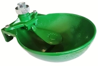 Poidło miskowe z obejmą i śrubami dla bydła koni żeliwne Agronet PM-6/2 H-200/6