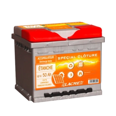 Akumulator do ogrodzeń elektrycznych Lacme ACCU 12V-50Ah