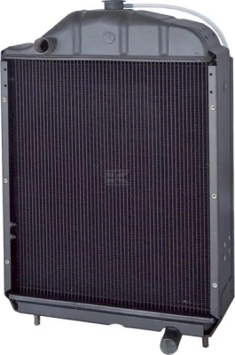 Chłodnica wody 4 rzędowa miedziana do Ursus C-385 / 6-cyl z Turbo