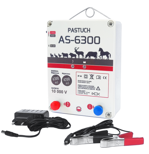 Pastuch Elektryczny Elektryzator uniwersalny Pomelac AS-6300 6,3Jula