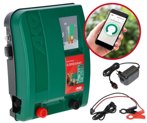 Elektryzator uniwersalny Duo Power XI 8000 Smart dla koni bydła i owiec 12J AKO