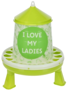 Karmidło dla drobiu, z nóżkami, 4,8 l, 4 kg, pistacjowo - zielone