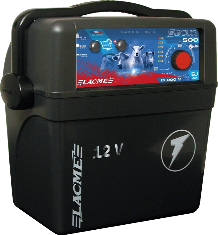 Elektryzator Lacme Secur 500 z panele słonecznym Sun 33W