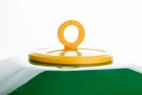 Karmidło automatyczne dla drobiu, duże, 40 l, zielono-żółte, Novital