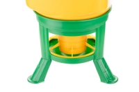 Karmidło automatyczne dla drobiu, duże, 40 l, zielono-żółte, Novital