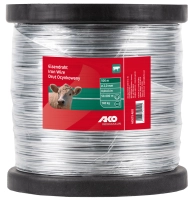 Drut ocynkowany do ogrodzeń elektrycznych, szpula, 2,0 mm, 500 m, AKO