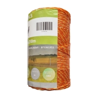 Plecionka Animals 250 m do ogrodzeń elektrycznych pomarańczowo-żółta