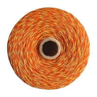 Plecionka Animals 250 m do ogrodzeń elektrycznych pomarańczowo-żółta