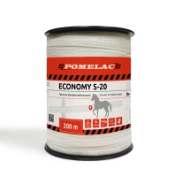 Taśma Pomelac Economy 200m / 20 mm biała